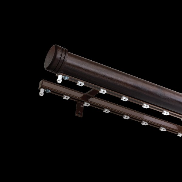 American Blinds: Prestige Custom Wood Traversing Drapery Hardware